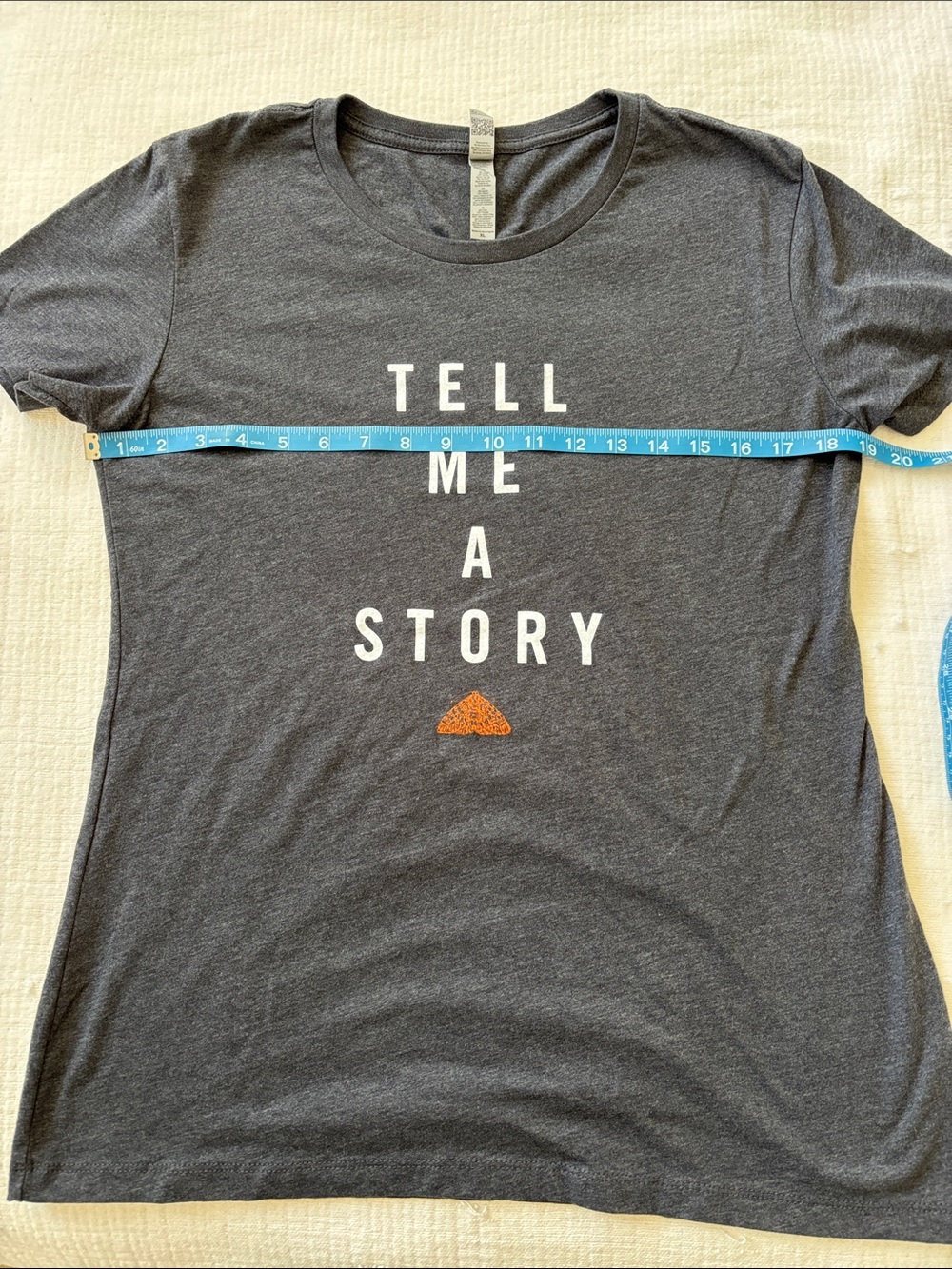 NWOT Official MOTH Swag: Tell Me A Story Graphic Tee - Charcoal